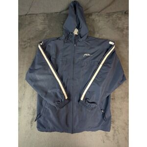 Vintage‎ Fubu Sport Collection Windbreaker Jacket Coat Blue Men's Large